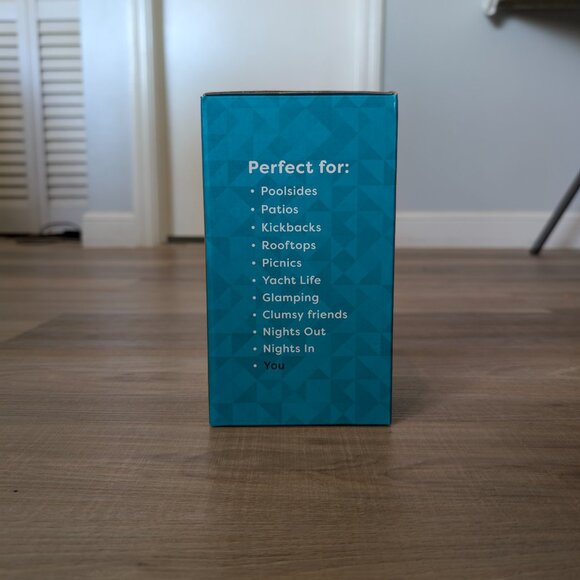 NIB Tossware Reserve 8oz Stemless Martini Glass - Picture 7 of 8